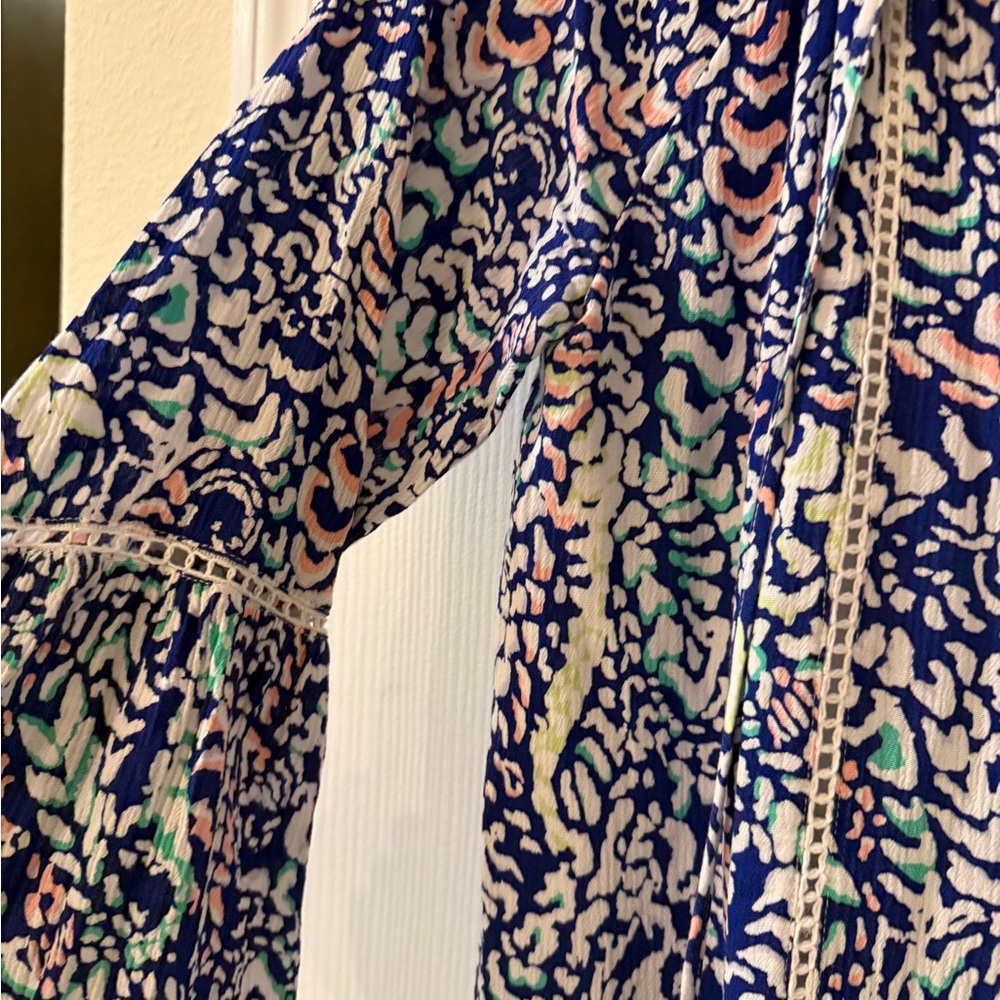 Lilly Pulitzer Blue and White Dress - Picture 6 of 7
